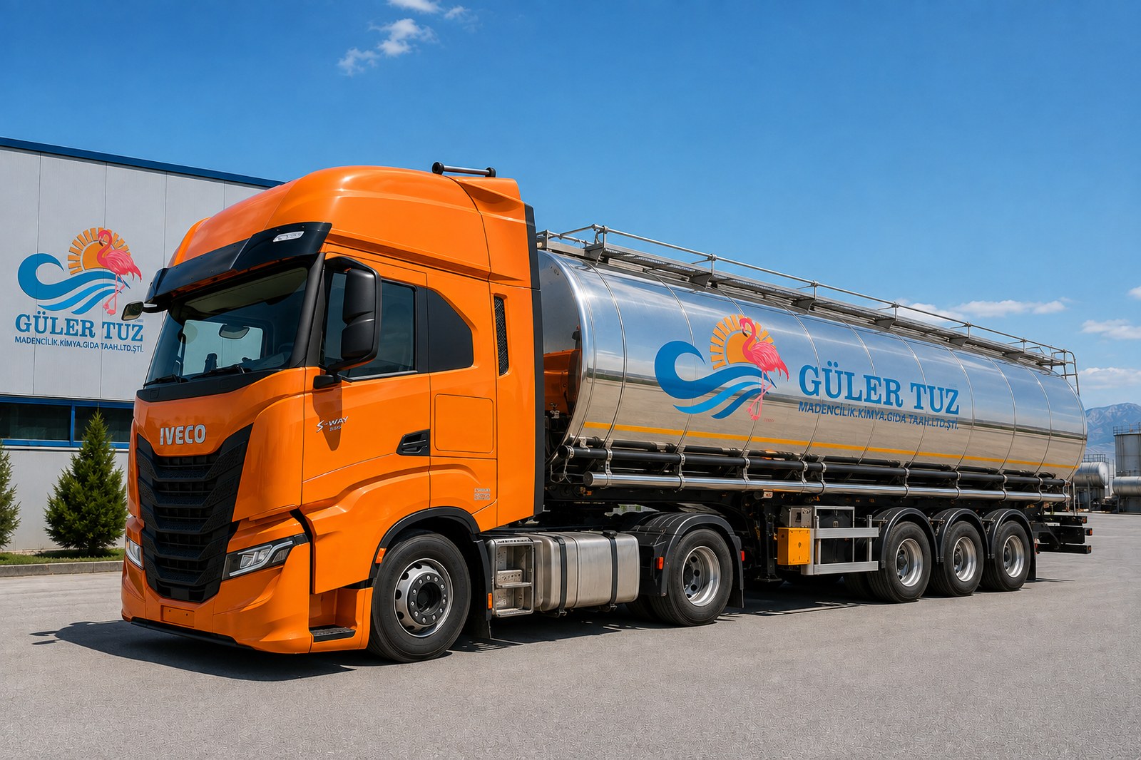 Güler Tuz 25–26°Bé liquid salt (refined liquid salt) tanker shipment