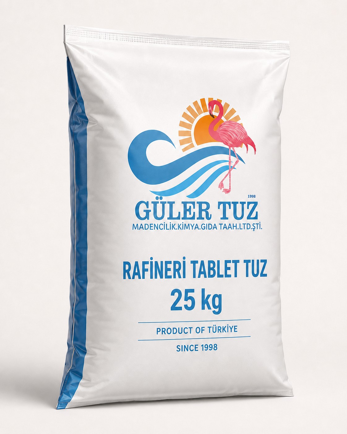 Güler Tuz 25 kg Rafineri Tablet Tuz ambalajı