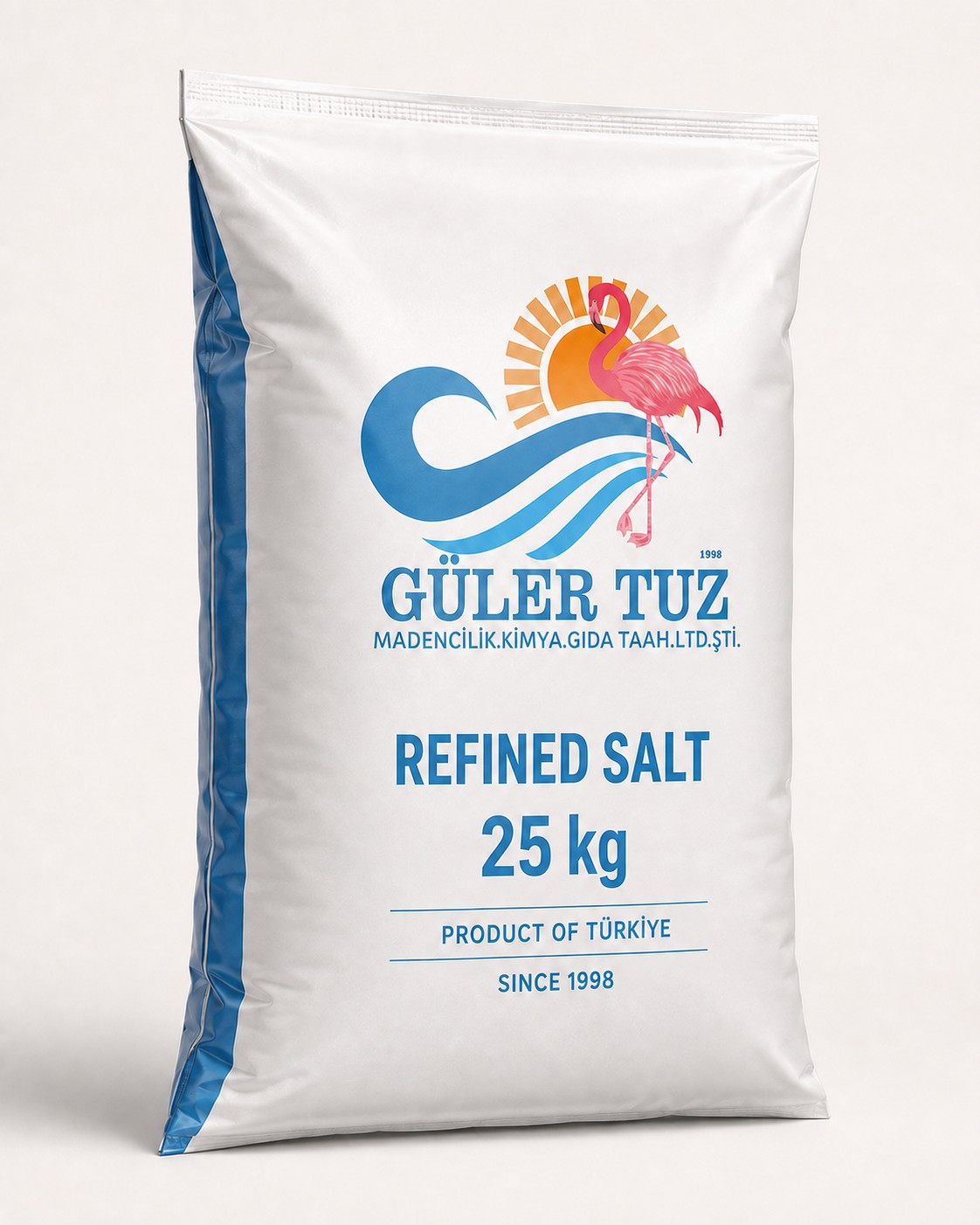 Güler Tuz 25 kg refined salt packaging